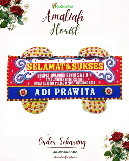 Papan Bunga Ucapan Selamat Teras