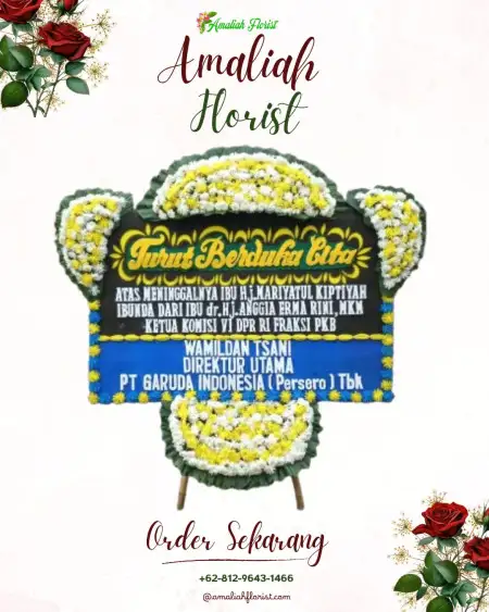 Papan Bunga Duka Teras